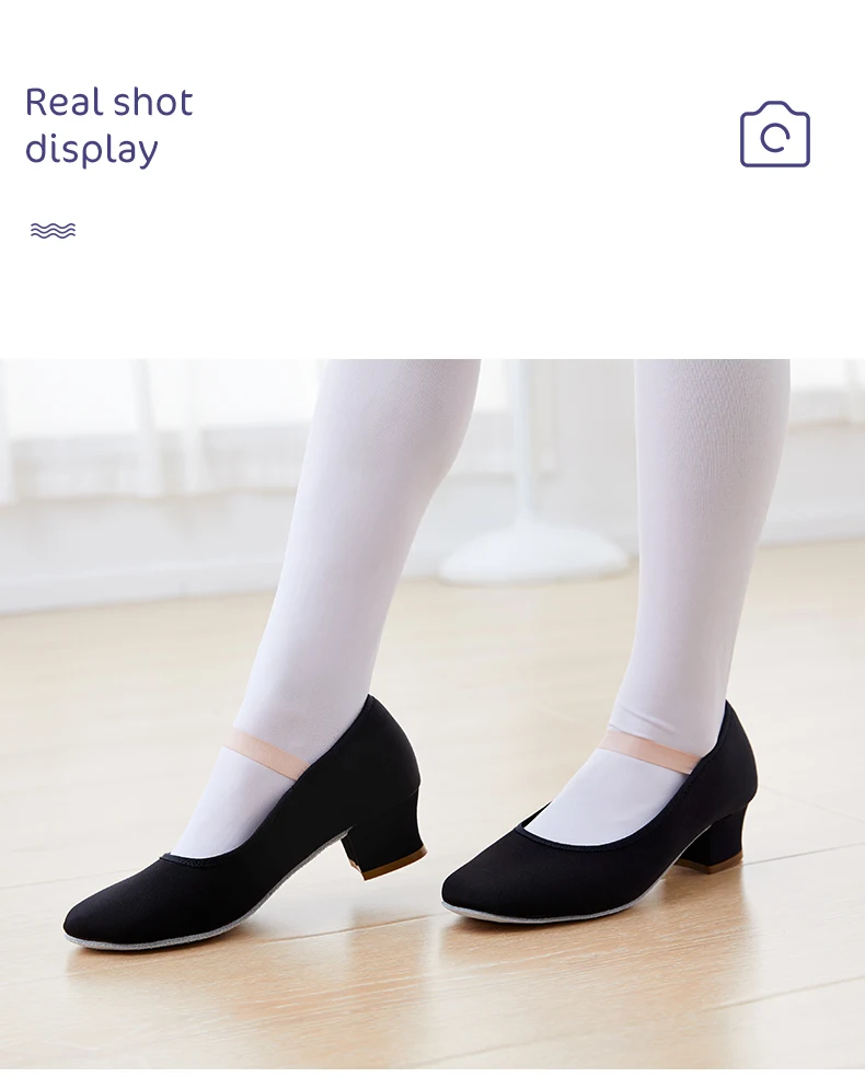 Ballet Shoes for Girls Dance Shoes for Woman Dancing Slippers Gymnastics Shoes Character Teacher Shoes High Heel Dancing Shoes - Image 10