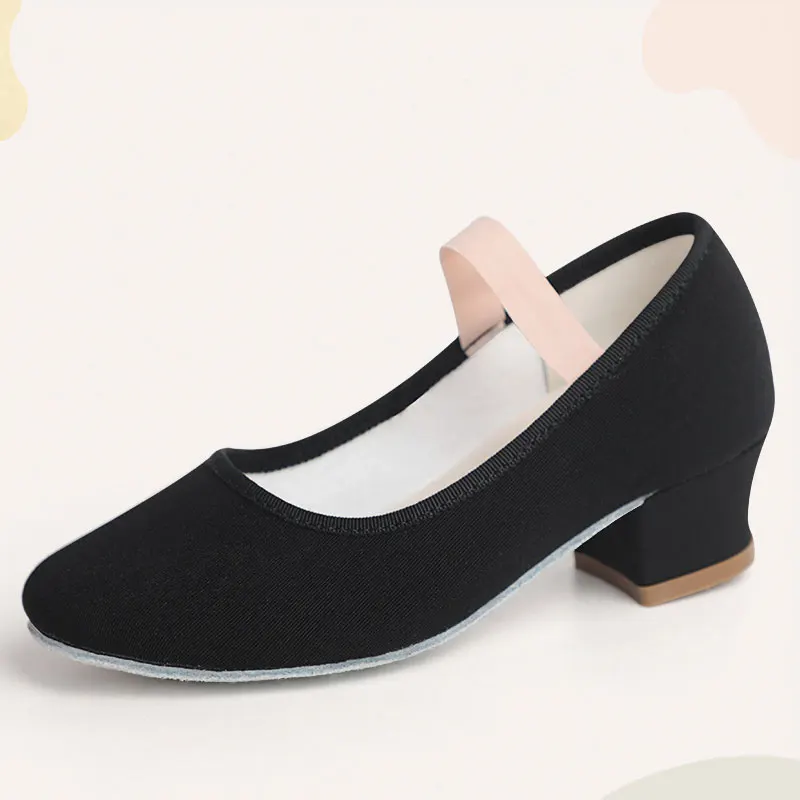 Ballet Shoes for Girls Dance Shoes for Woman Dancing Slippers Gymnastics Shoes Character Teacher Shoes High Heel Dancing Shoes - Image 3