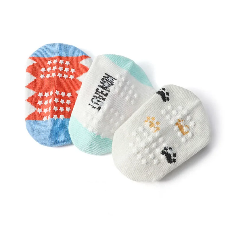 6 Pairs Kids Socks Cartoon Animal Pattern Cotton Non-Slip Floor Socks for Boys Toddler All-Season - Image 6