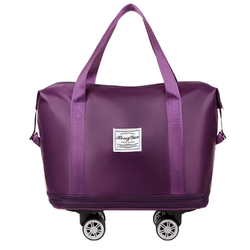 Universal wheel expandable luggage Large capacity travel fitness bag - Image 8