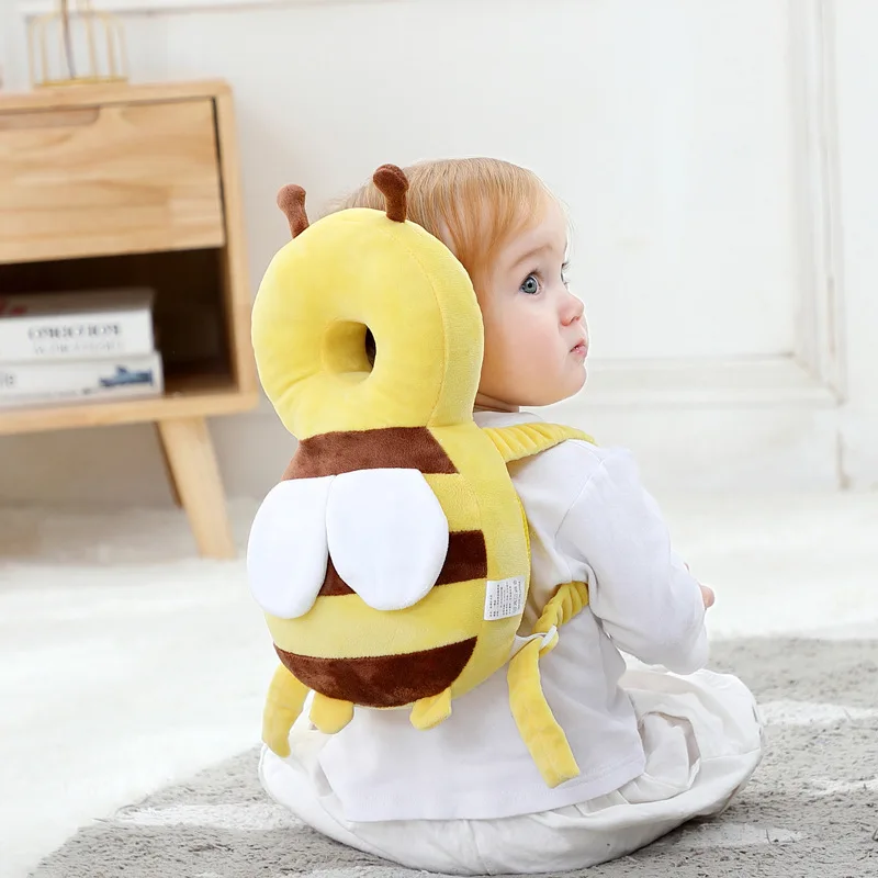 Head Back Protector Baby Protect Pillow Learn Walk Headgear Prevent Injured Safety Pad prevention Fall Cartoon Bee Kids Pillows - Image 18