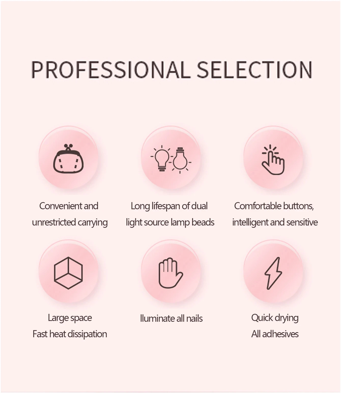 LED Nail Lamp Half Moon Beauty and Brightening Beauty Salon Desktop Lamp Eyelash Beauty Makeup Eye Care Nail Art Special Lights - Image 11