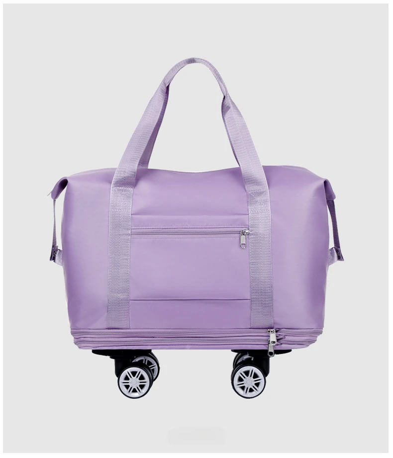 Universal wheel expandable luggage Large capacity travel fitness bag - Image 29