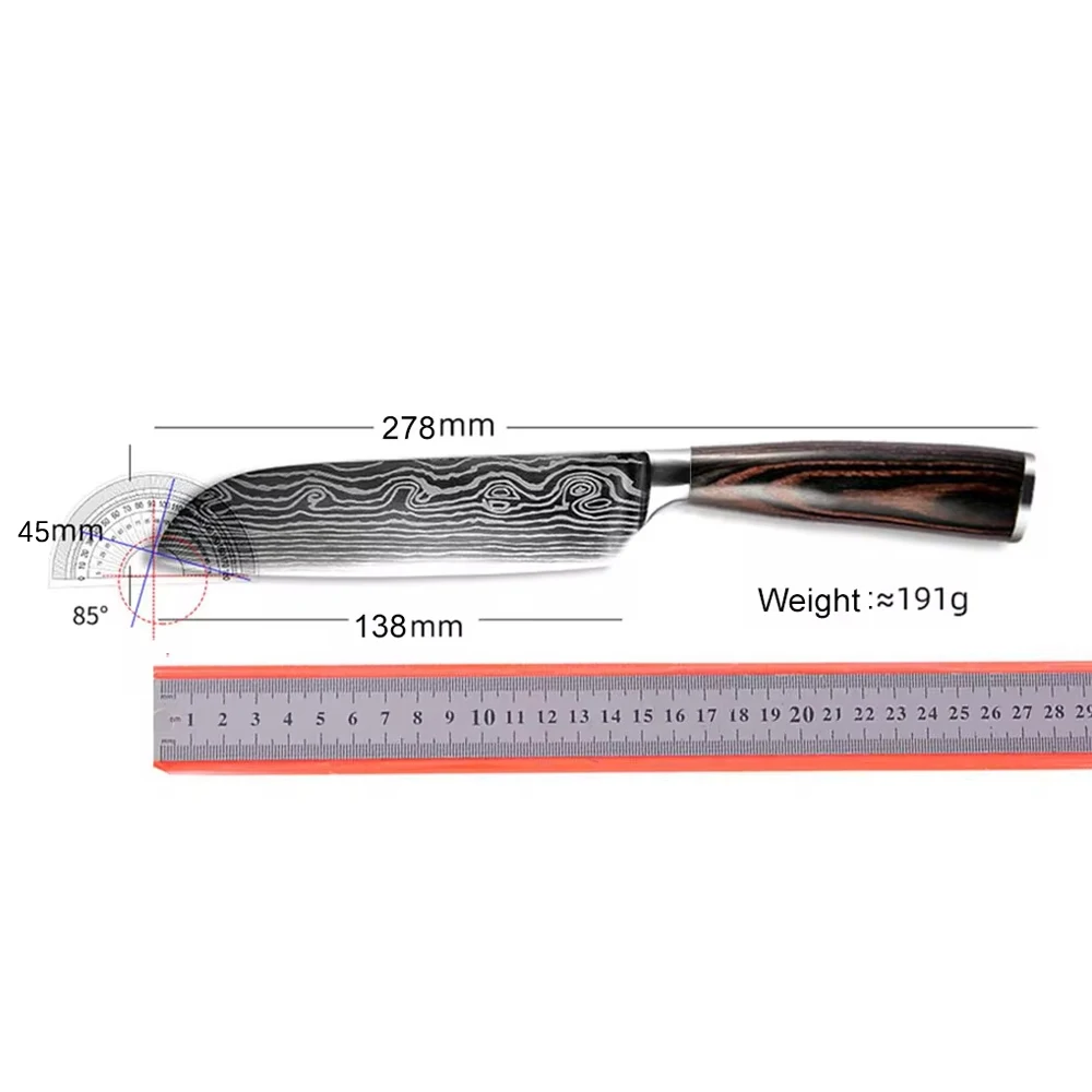 13 Inch Magnetic Knife Holder Wall Mounted Stainless Steel Magnetic Knife Strip Strong Powerful Knifes Rack Storage Kitchen Bar - Image 7