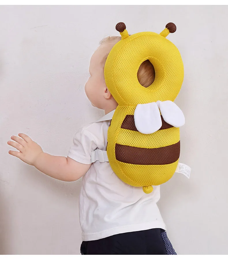 Head Back Protector Baby Protect Pillow Learn Walk Headgear Prevent Injured Safety Pad prevention Fall Cartoon Bee Kids Pillows - Image 22
