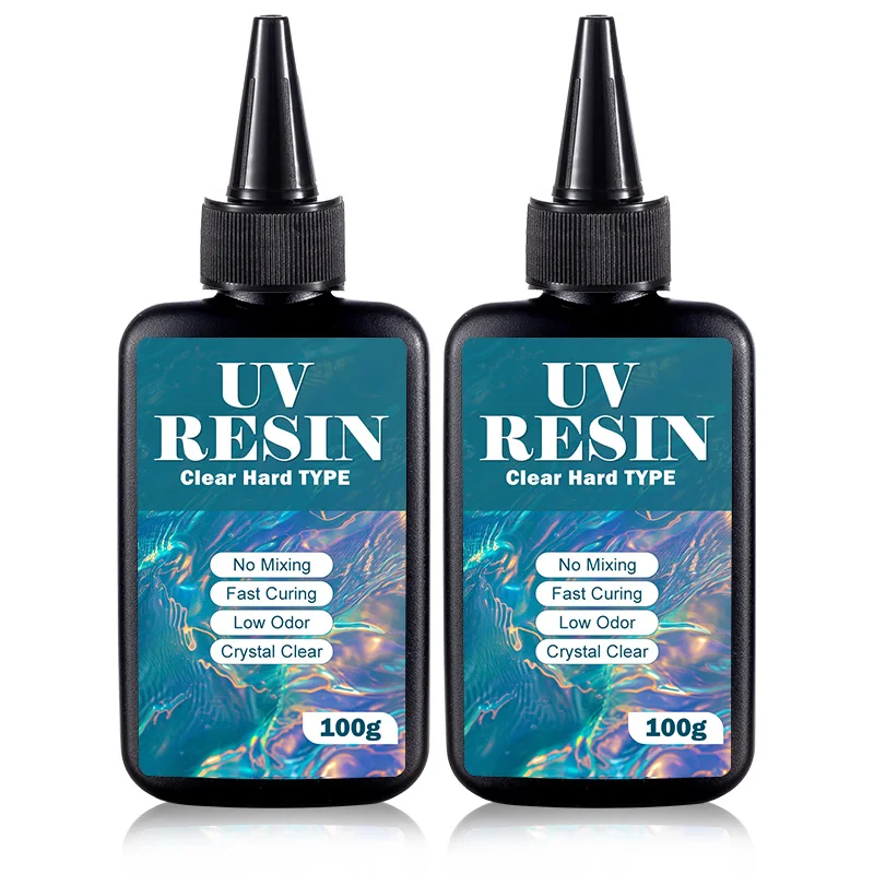 UV Resin Kit with Light Upgraded Hard Type Crystal Clear Ultraviolet Curing UV Resin for Craft DIY Jewelry Making Molds Casting - Image 11