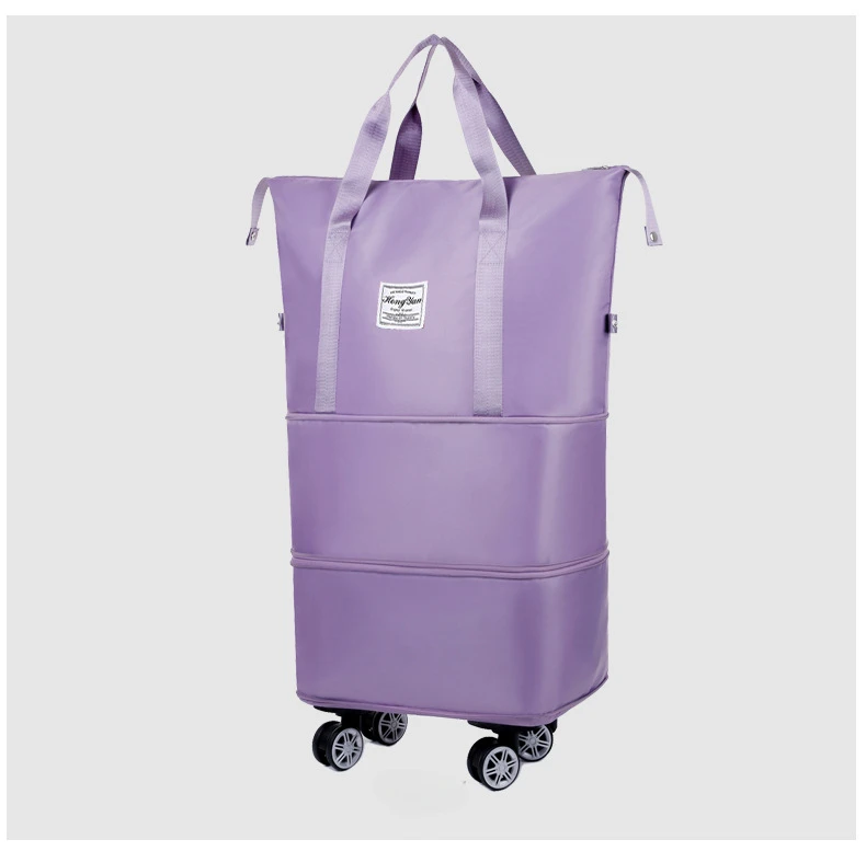 Universal wheel expandable luggage Large capacity travel fitness bag - Image 26