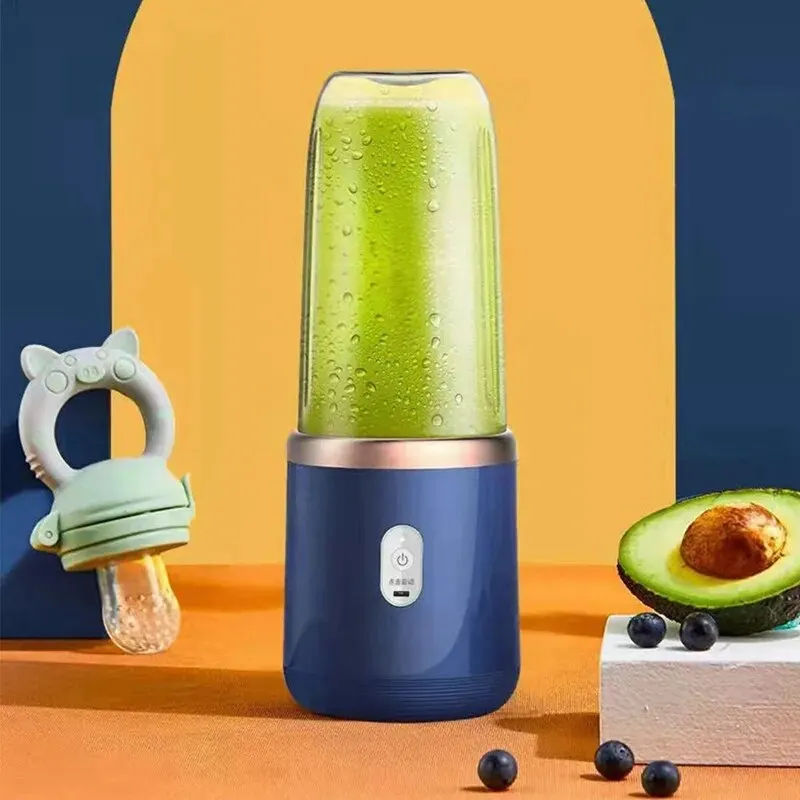 Portable Blender Bottle Electric 6 Blades Multifunction Juice Blender Fresh Juice Smoothie Blender Ice CrushCup Food Processor - Image 2