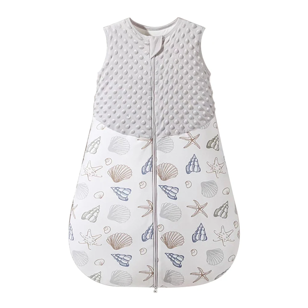 Baby Sleepsack 3-24Months Autumn Baby Sleeping Bag Blanket 1.5Tog Doudou Soft Feeling Starfish Shell Print Vest Style - Image 11