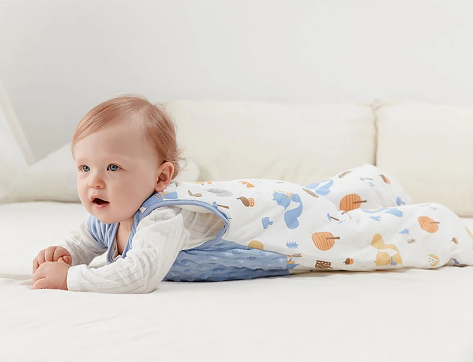 Baby Sleepsack 3-24Months Autumn Baby Sleeping Bag Blanket 1.5Tog Doudou Soft Feeling Starfish Shell Print Vest Style - Image 27