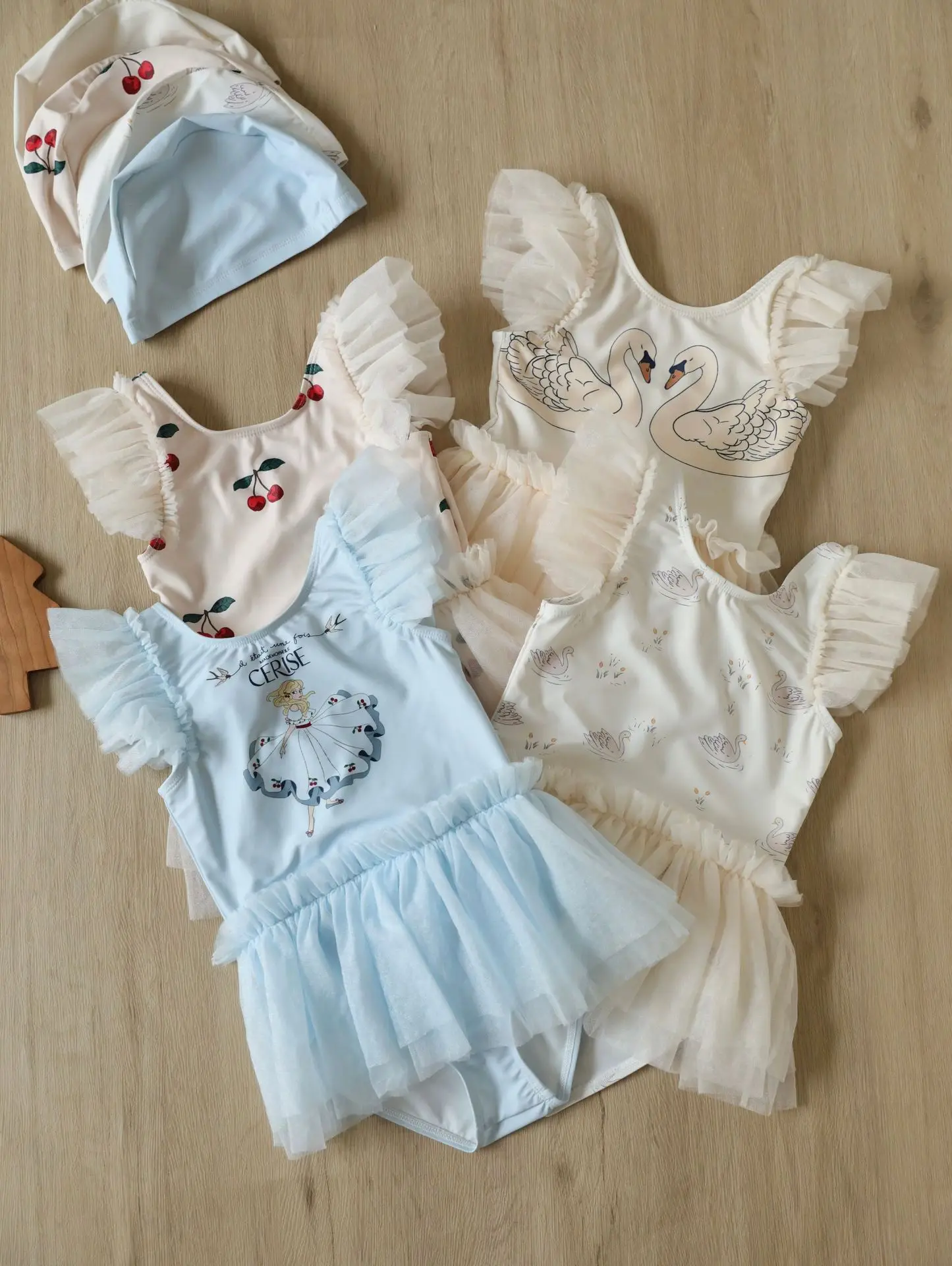 deer jonmi 2026 New Summer Toddlers Girls Princess Cute Swimwear Printed Backless Beach Bikini Children Two-piece Swimsuits - Image 36