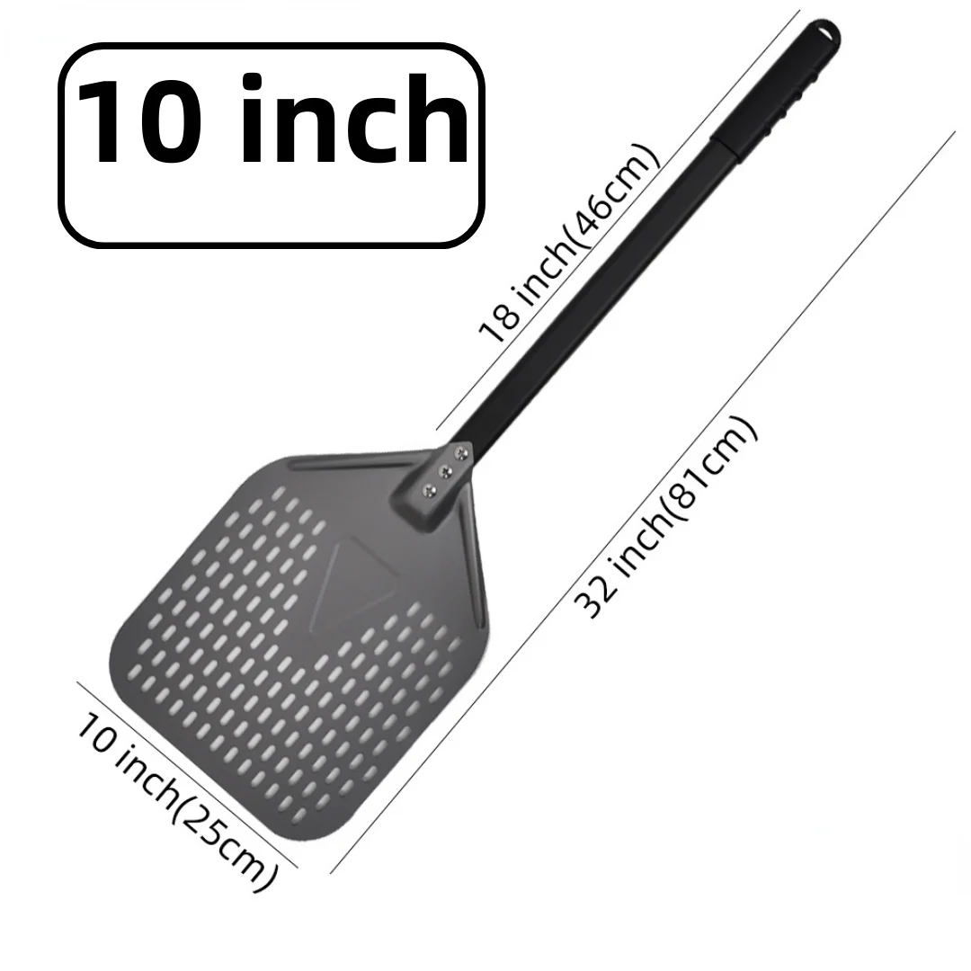 10 12 13 14 16 Inch Big Pizza Perforated Shovel Paddle Short Handle for Oven Turning Peel Kitchen Tools Nonstick Pizza Baking - Image 24