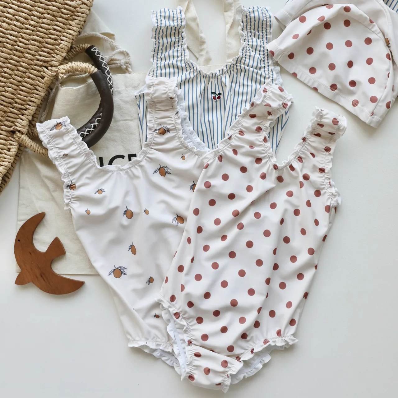 deer jonmi 2026 New Summer Toddlers Girls Princess Cute Swimwear Printed Backless Beach Bikini Children Two-piece Swimsuits - Image 4