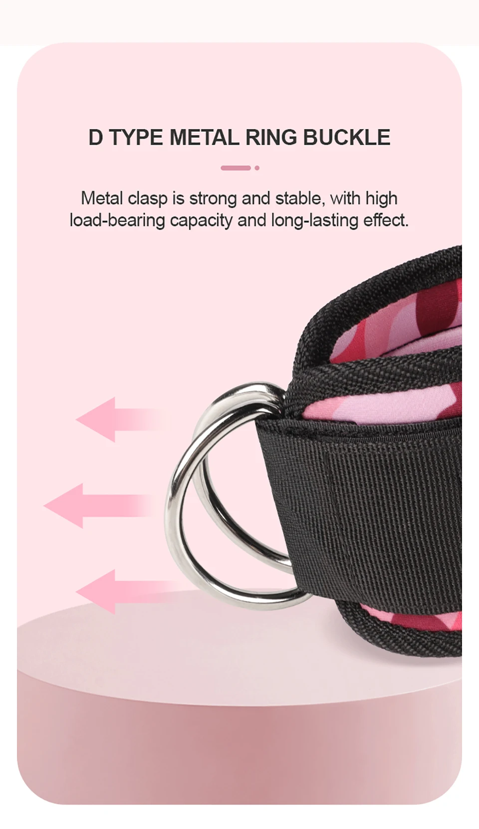 Adjustable Fitness Ankle Straps D-Ring Support Cuffs Gym Leg Strength Workouts Pulley With Buckle Sports Guard Safety Abductors - Image 12