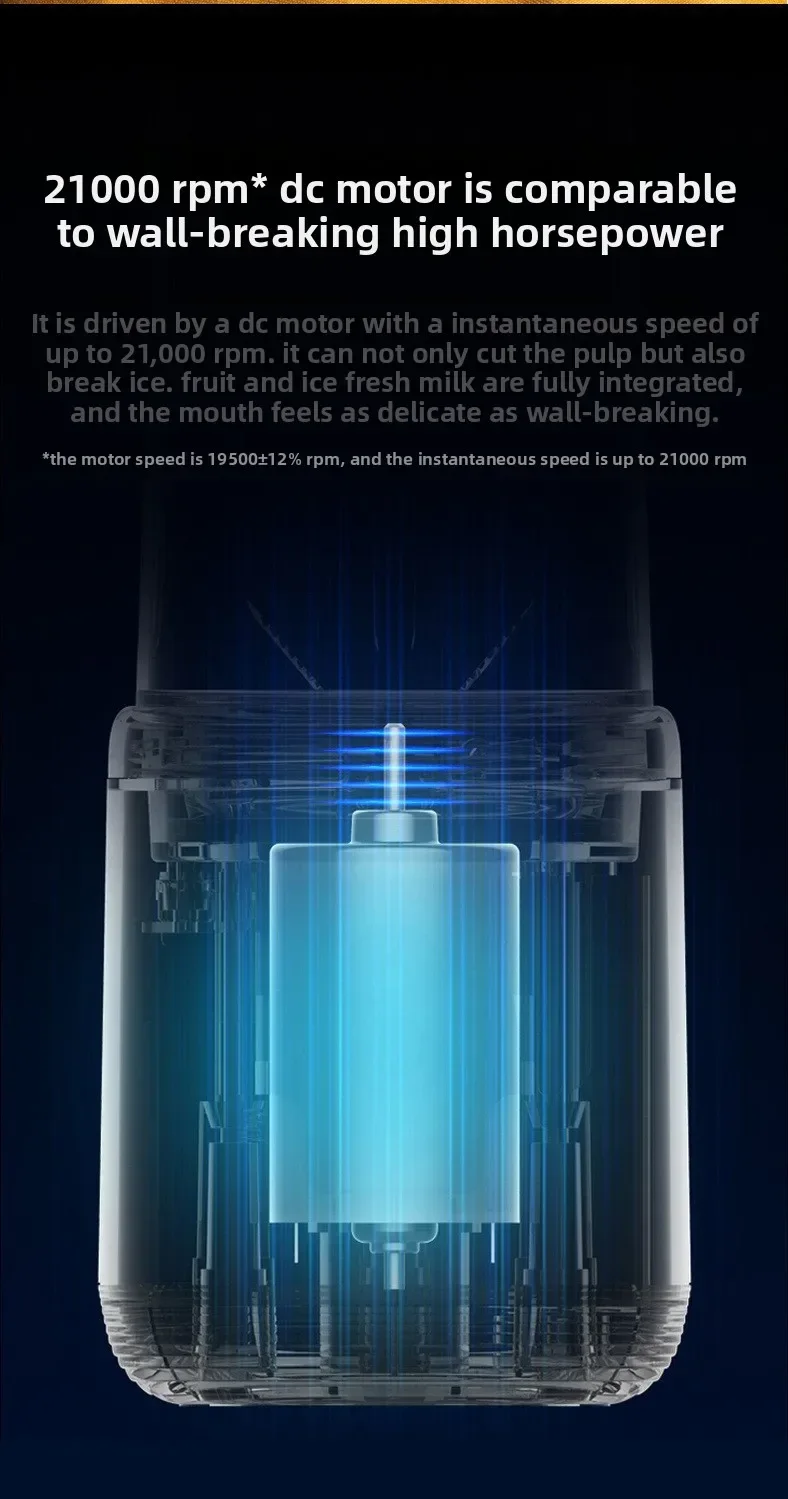 Portable Fruit Juice Blenders Summer Personal Electric Mini Bottle Home Usb 6 Blades Double Cup Juicer Machine For Kitchen - Image 14