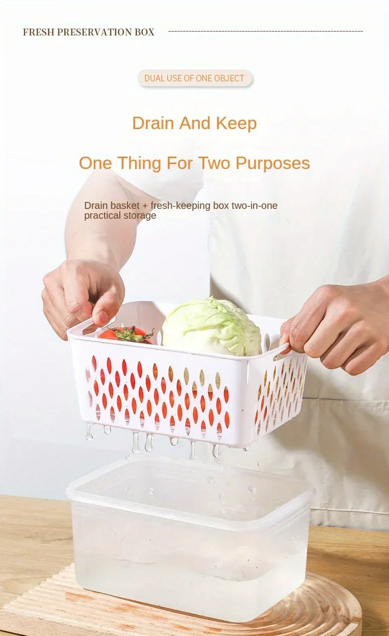 1/2/3pcs Refrigerator Storage Box Fridge Organizer - Image 12