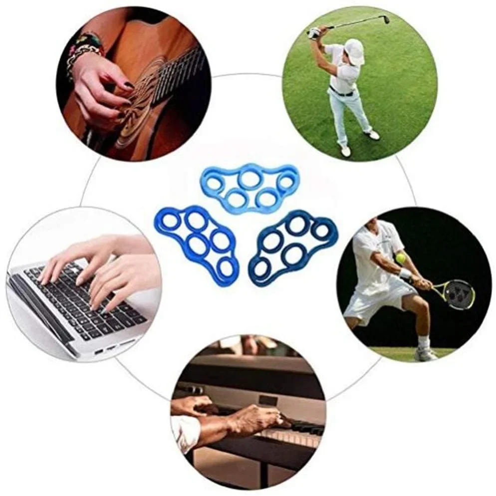 1/2pcs Hand Gripper Silicone Finger Expander Exercise Hand Grip Wrist Strength Trainer Finger Exercise Resistance Bands Fitness - Image 28