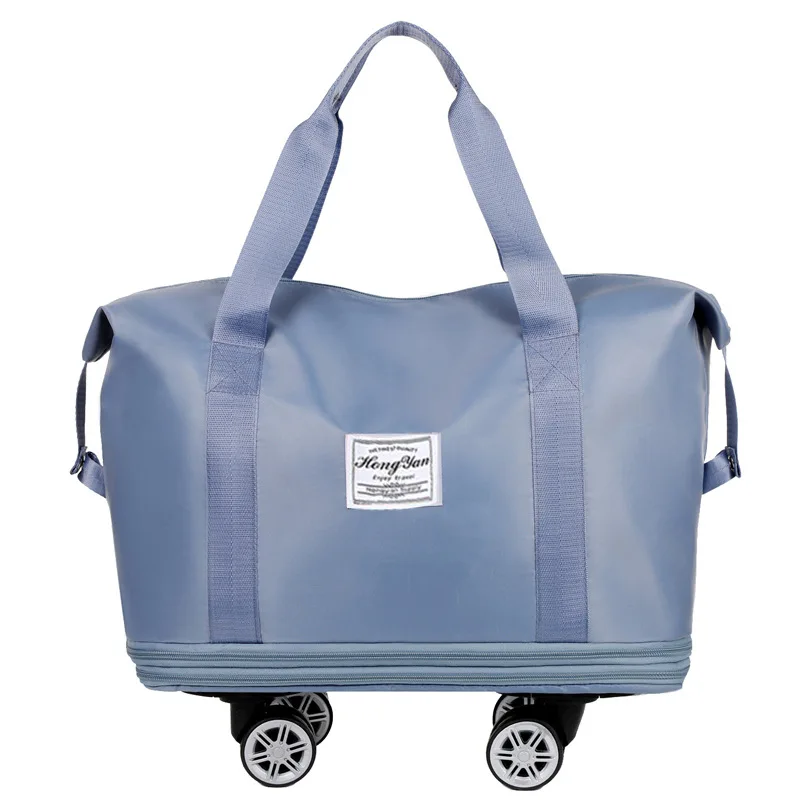 Universal wheel expandable luggage Large capacity travel fitness bag - Image 7