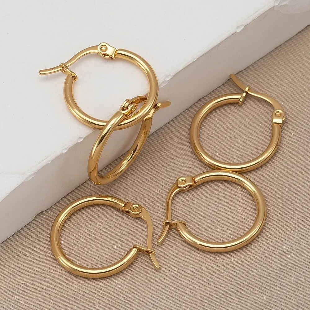 10pcs 20mm Stainless Steel Earrings Open Ear Rings For Jewlery Making DIY Components Accessories - Image 11