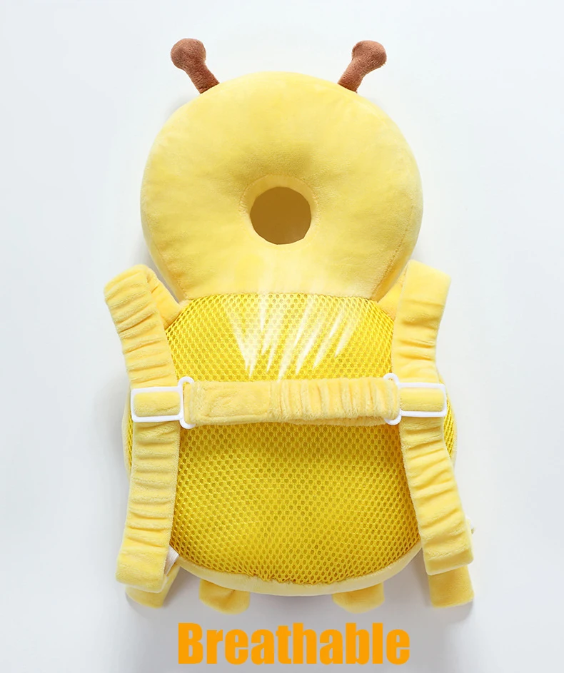 Head Back Protector Baby Protect Pillow Learn Walk Headgear Prevent Injured Safety Pad prevention Fall Cartoon Bee Kids Pillows - Image 15