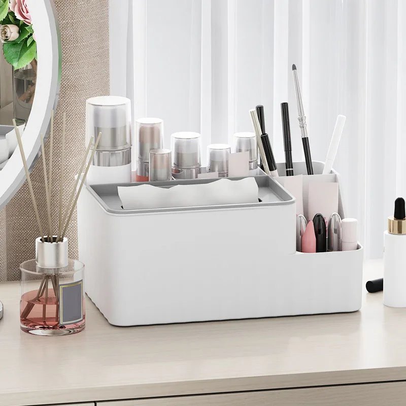 6-Section Desk Organizer - Multifunctional Plastic Storage - Image 12