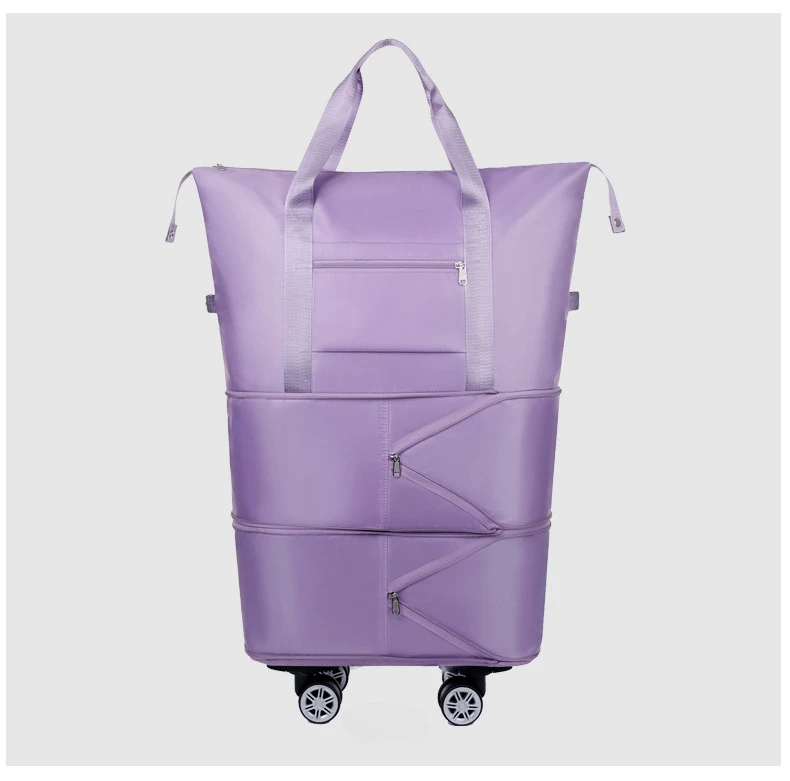 Universal wheel expandable luggage Large capacity travel fitness bag - Image 25