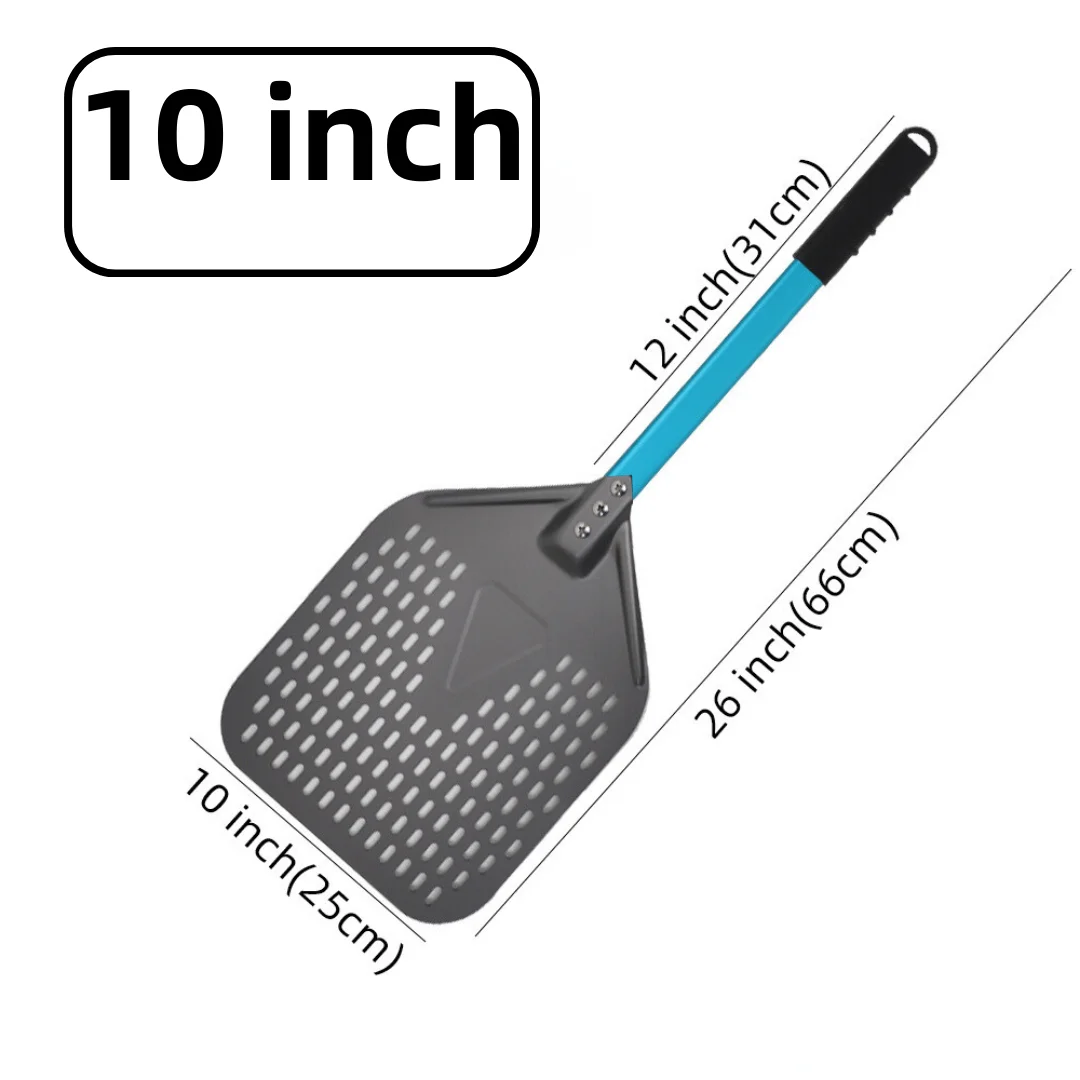 10 12 13 14 16 Inch Big Pizza Perforated Shovel Paddle Short Handle for Oven Turning Peel Kitchen Tools Nonstick Pizza Baking - Image 28