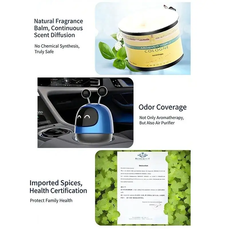 Car Air Freshener Auto Creative Anime Shaking Robot Air Vent Decoration Center Console Outlet Aromatherapy Automotive Interior - Image 20