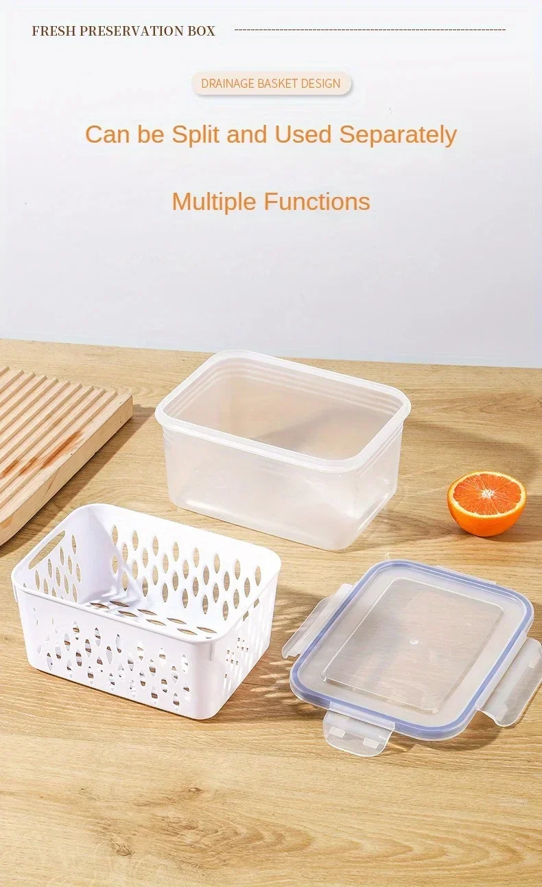 1/2/3pcs Refrigerator Storage Box Fridge Organizer - Image 13
