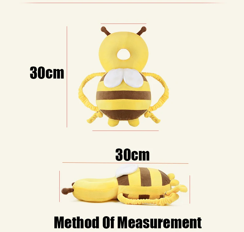 Head Back Protector Baby Protect Pillow Learn Walk Headgear Prevent Injured Safety Pad prevention Fall Cartoon Bee Kids Pillows - Image 14