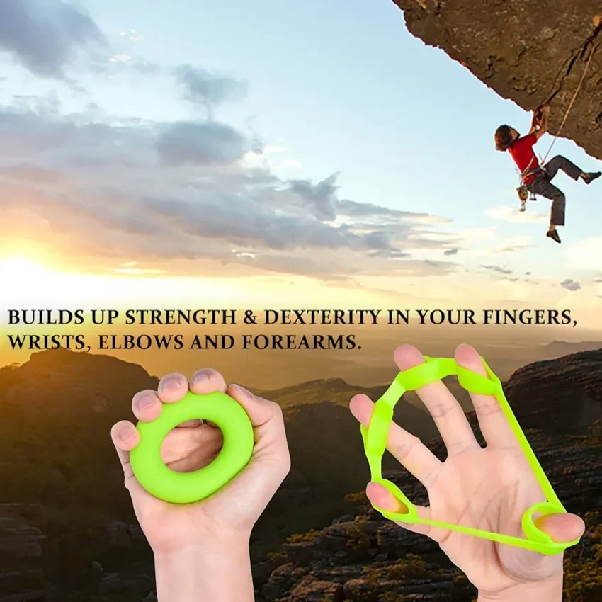 1/2pcs Hand Gripper Silicone Finger Expander Exercise Hand Grip Wrist Strength Trainer Finger Exercise Resistance Bands Fitness - Image 32