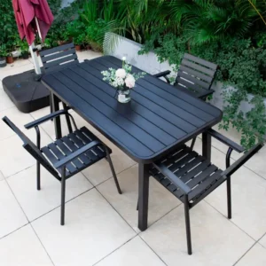 Outdoor Waterproof Rectangular Patio Table
