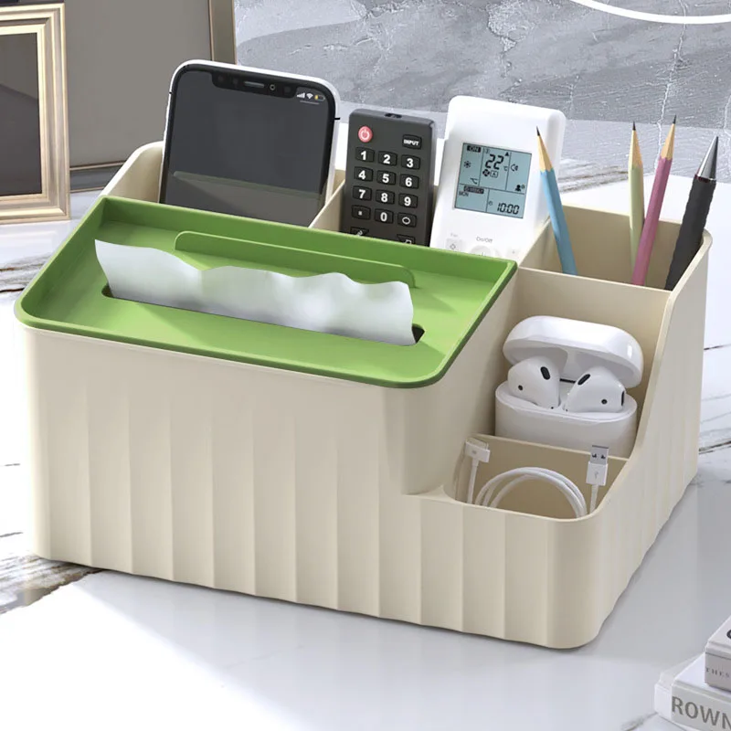 6-Section Desk Organizer - Multifunctional Plastic Storage - Image 9