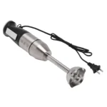 Immersion Hand Blender 400W Electric Handheld Portable Stick Mixer for Effortless Blending Smoothies Shakes Puree Round