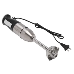 Immersion Hand Blender 400W Electric Handheld Portable Stick Mixer for Effortless Blending Smoothies Shakes Puree Round