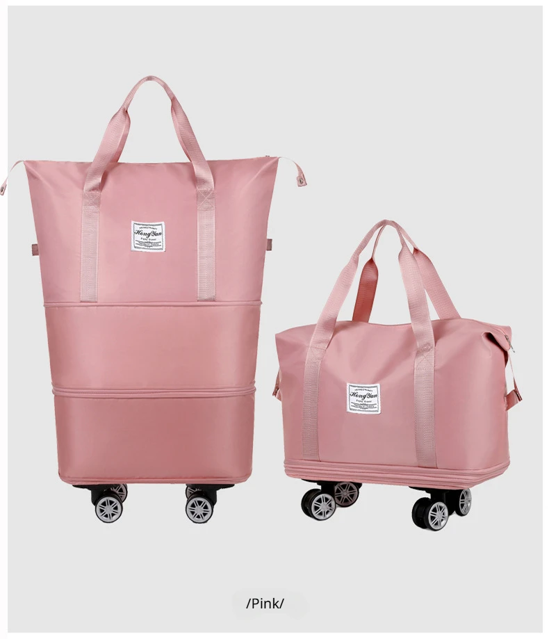 Universal wheel expandable luggage Large capacity travel fitness bag - Image 34
