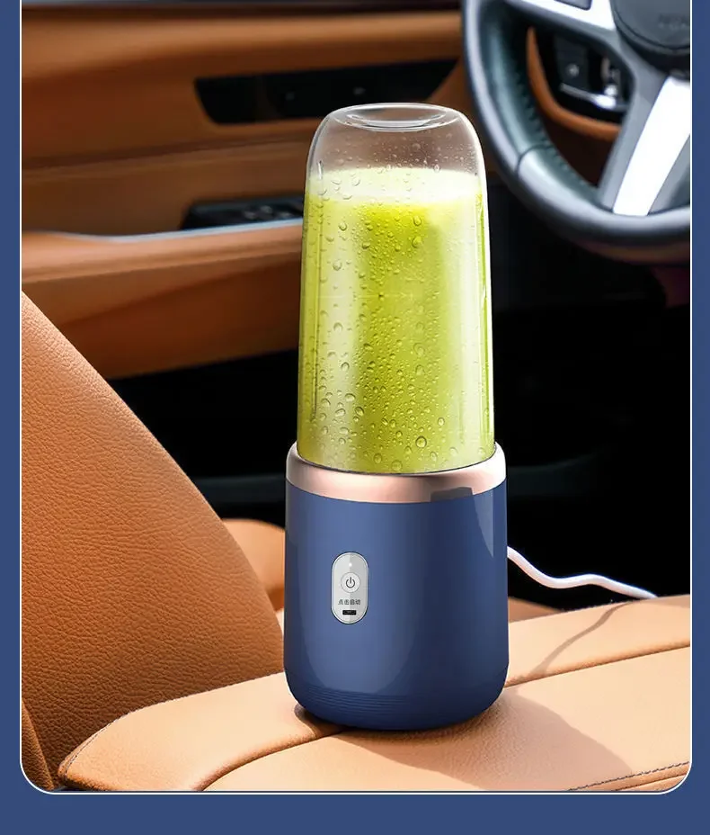Portable Fruit Juice Blenders Summer Personal Electric Mini Bottle Home Usb 6 Blades Double Cup Juicer Machine For Kitchen - Image 19