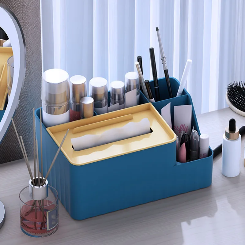 6-Section Desk Organizer - Multifunctional Plastic Storage - Image 8