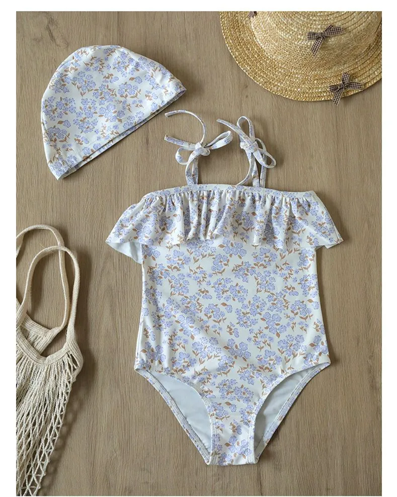deer jonmi 2026 New Summer Toddlers Girls Princess Cute Swimwear Printed Backless Beach Bikini Children Two-piece Swimsuits - Image 20