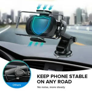 Universal 360° Car Phone Holder Cell Phone Stand With Sucker Smartphone Holder GPS Mount Suit For 4.7-6.8inch Car Mobile Support