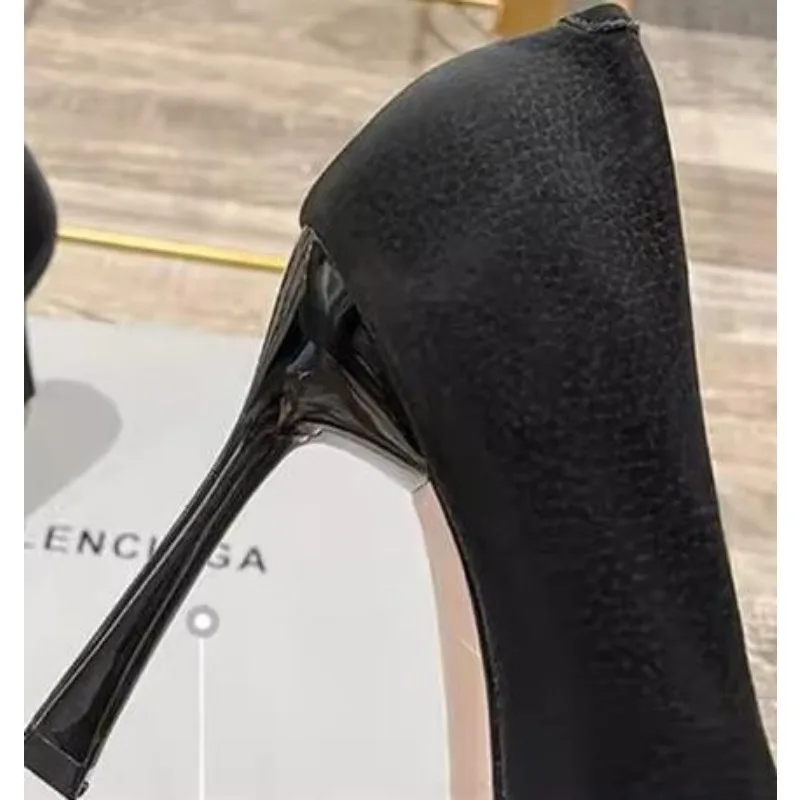 New High Heels Women Shoes Wedding Stilettos Luxury Sandals Spring Autumn New Crystal Pointed Toe Dress Party Pumps Women Shoes - Image 5