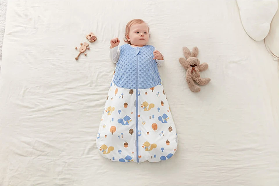 Baby Sleepsack 3-24Months Autumn Baby Sleeping Bag Blanket 1.5Tog Doudou Soft Feeling Starfish Shell Print Vest Style - Image 23