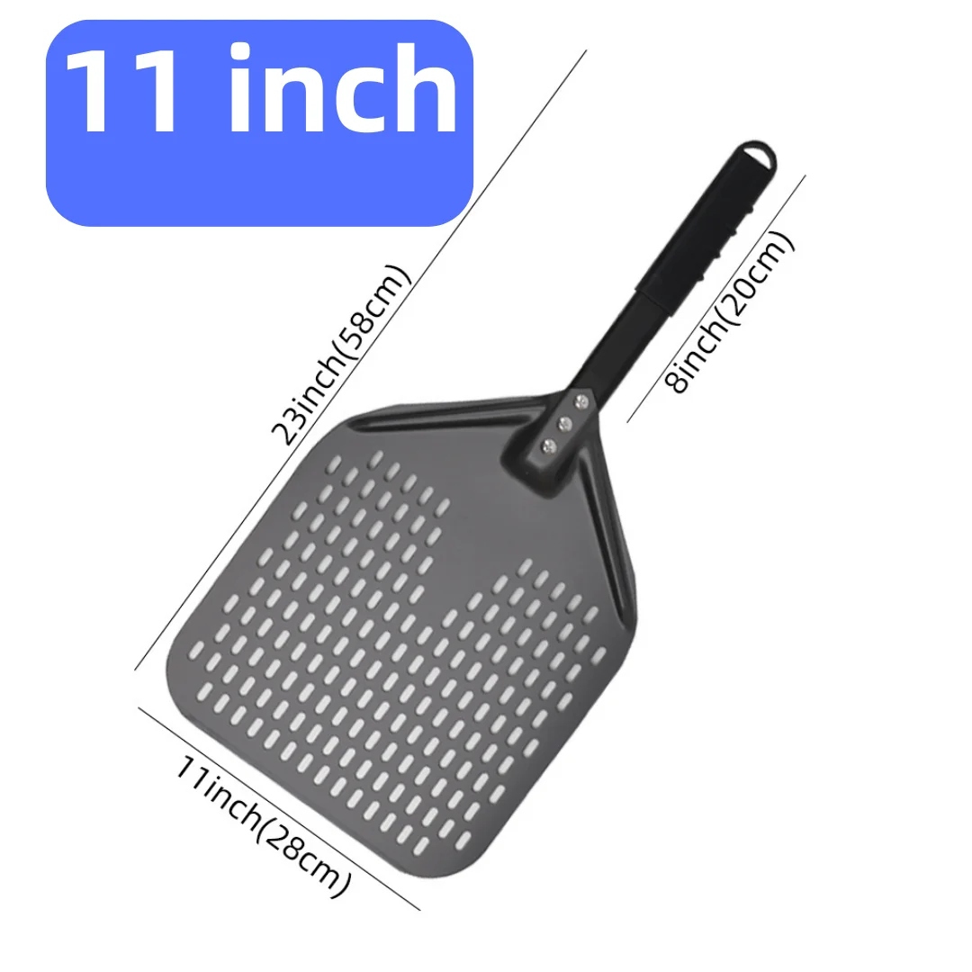 10 12 13 14 16 Inch Big Pizza Perforated Shovel Paddle Short Handle for Oven Turning Peel Kitchen Tools Nonstick Pizza Baking - Image 33