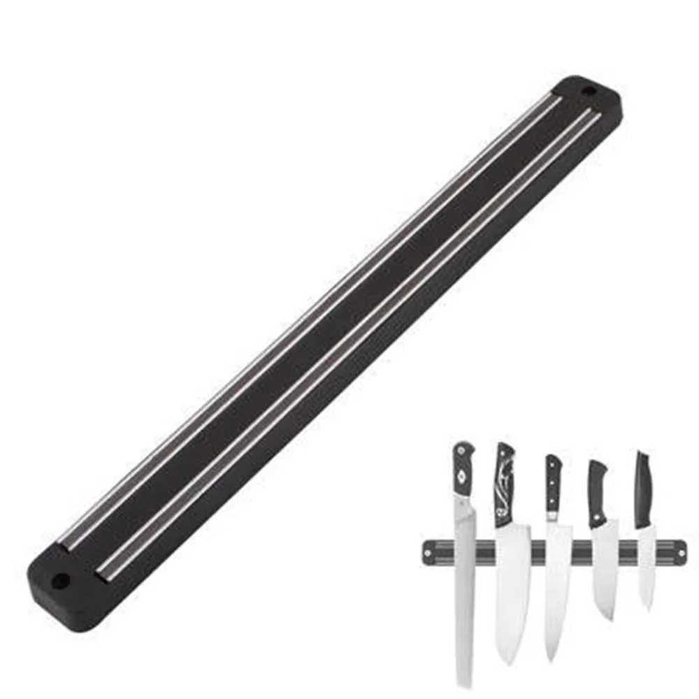 13 Inch Magnetic Knife Holder Wall Mounted Stainless Steel Magnetic Knife Strip Strong Powerful Knifes Rack Storage Kitchen Bar - Image 15