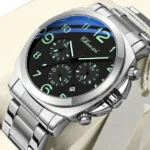 CHENXI Men Watches Stainless Steel Analog Quartz Sport Watches for Man Waterproof Business Classic Design Date Wrist Watch