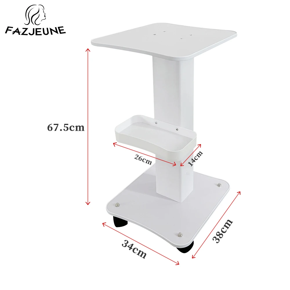 Multifunction Trolley Cart for Beauty Device ABS Aluminum Stand Beauty Salon Rolling Trolley Professional Beauty Equipment - Image 3