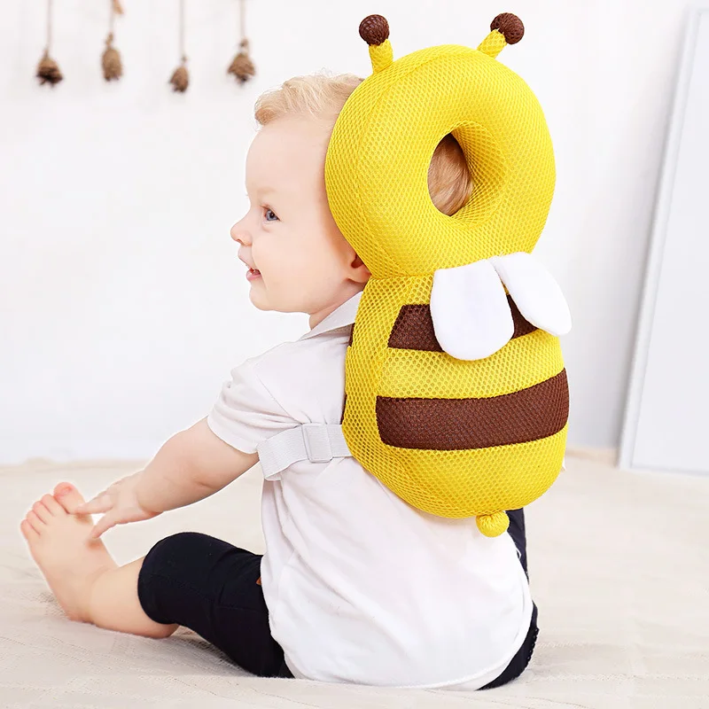 Head Back Protector Baby Protect Pillow Learn Walk Headgear Prevent Injured Safety Pad prevention Fall Cartoon Bee Kids Pillows - Image 20