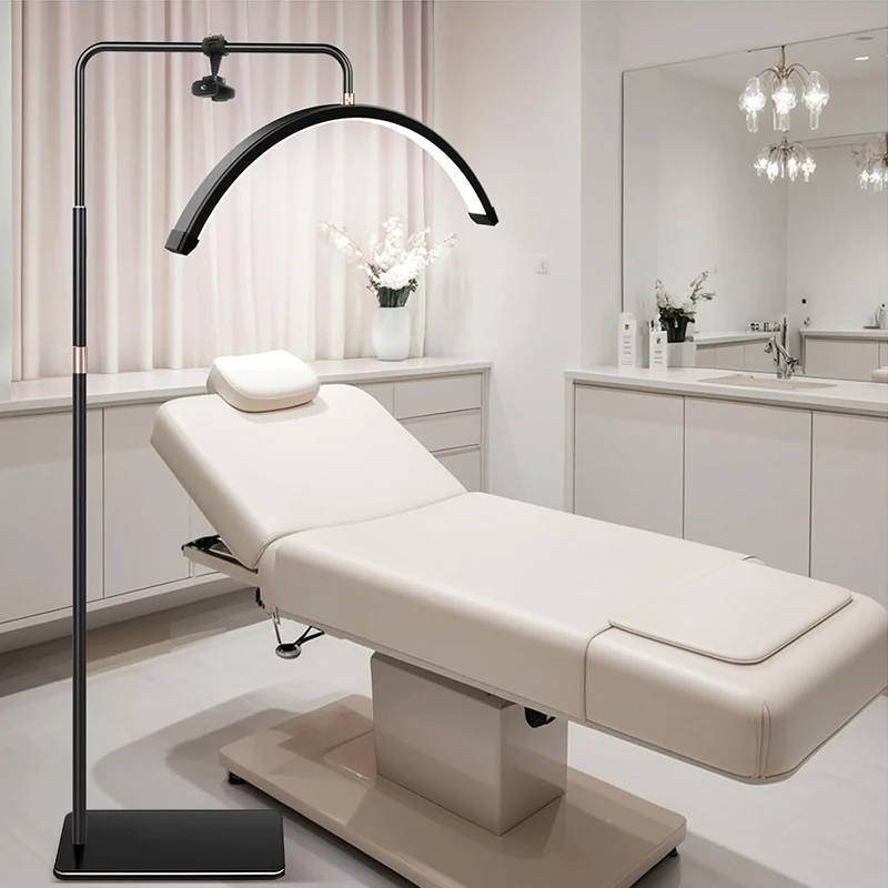 130-181CM LED Beauty Light 40W Half Moon Floor Standing Dimmable Suitable For Beauty Salon Beauty Refill Makeup Lighting - Image 2