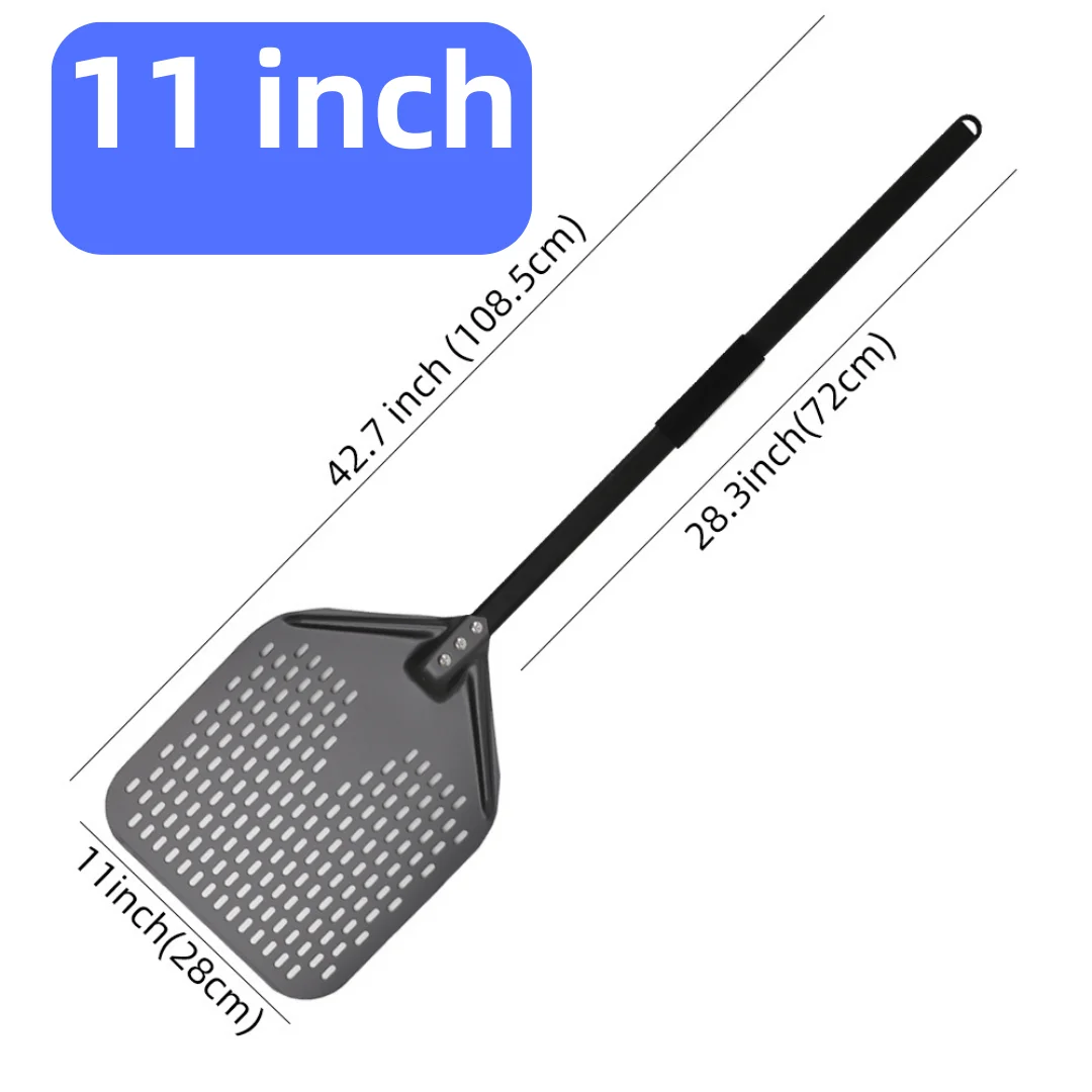 10 12 13 14 16 Inch Big Pizza Perforated Shovel Paddle Short Handle for Oven Turning Peel Kitchen Tools Nonstick Pizza Baking - Image 17