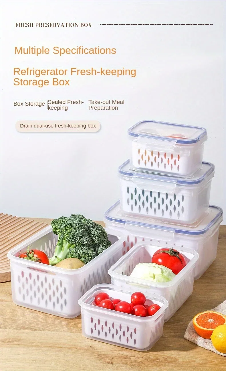 1/2/3pcs Refrigerator Storage Box Fridge Organizer - Image 11